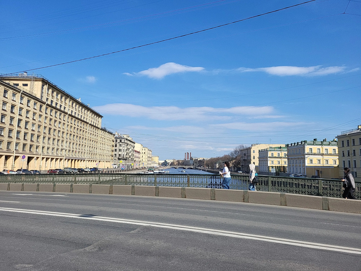 Квартира Студия в Центре на Фонтанке для троих