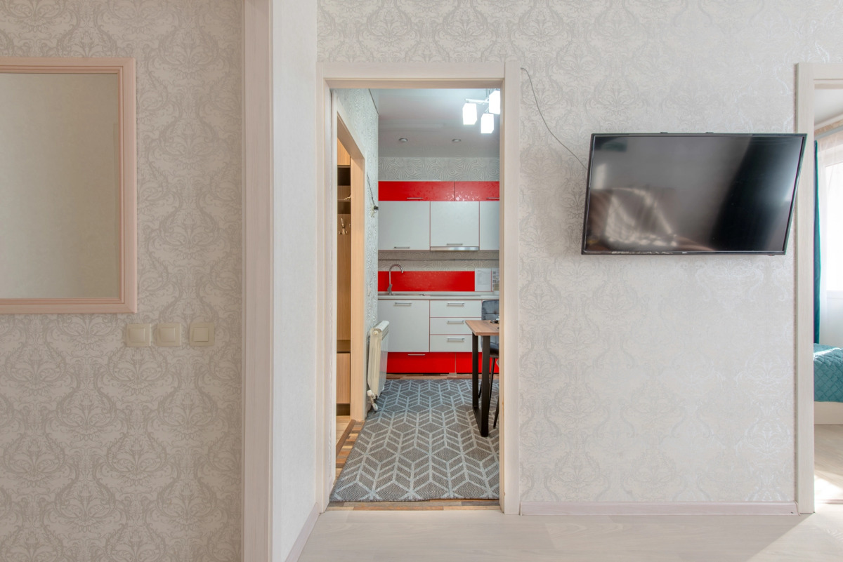 Квартира 2-к у залива в новом доме на Пирогова 2/2 от RentAp, 6 сп.мест