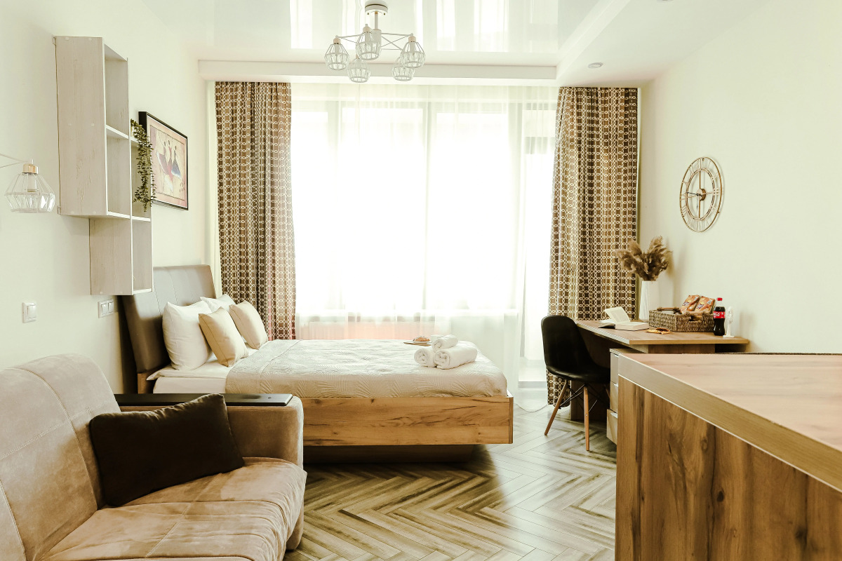 Апартаменты Lalapart Aristocrat с рабочим столом в ЖК Савеловский Сити