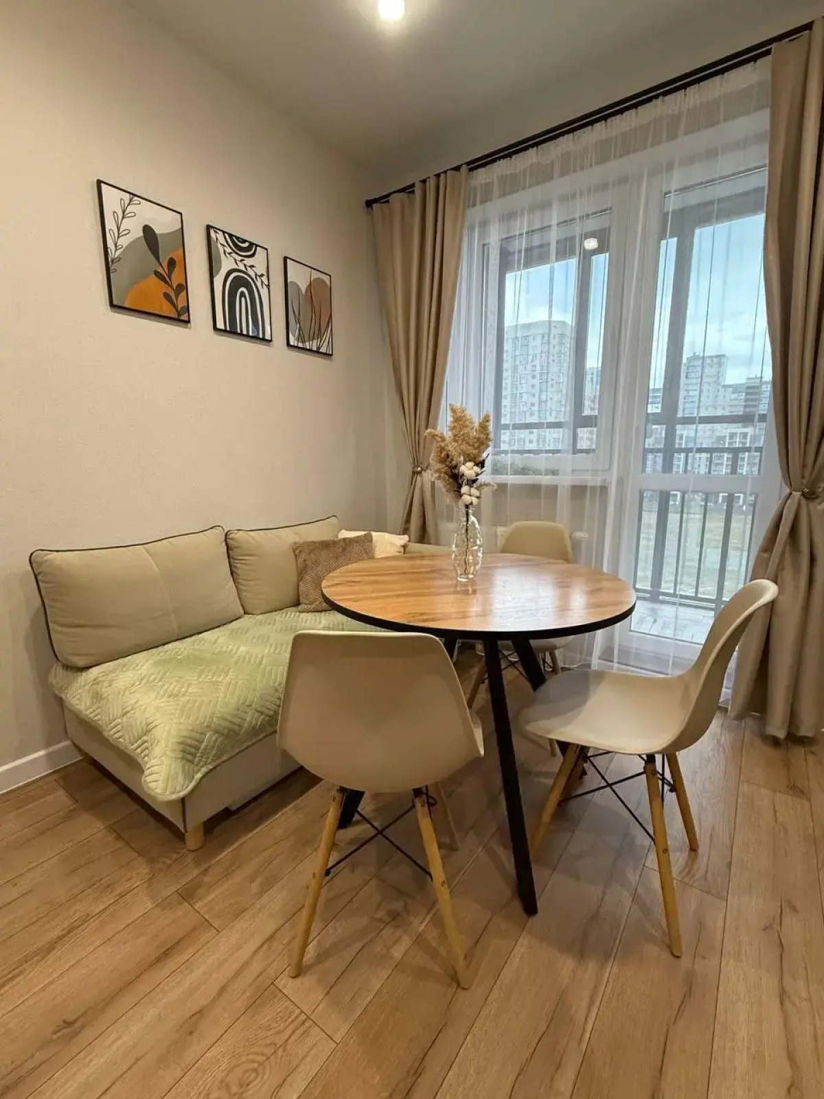 Апартаменты для 5 гостей рядом с аквапарком Ривьера