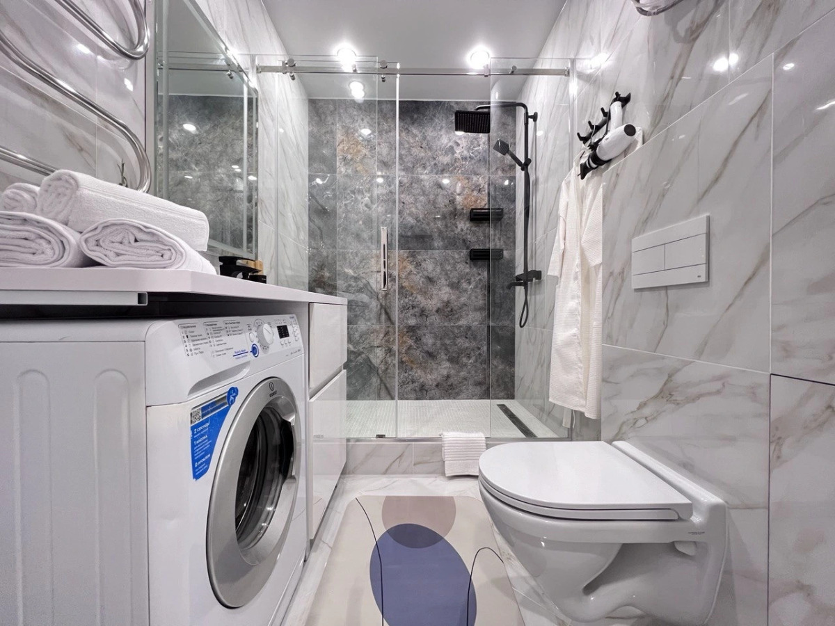 Апартаменты Bид на реку с террасы 13го этажа