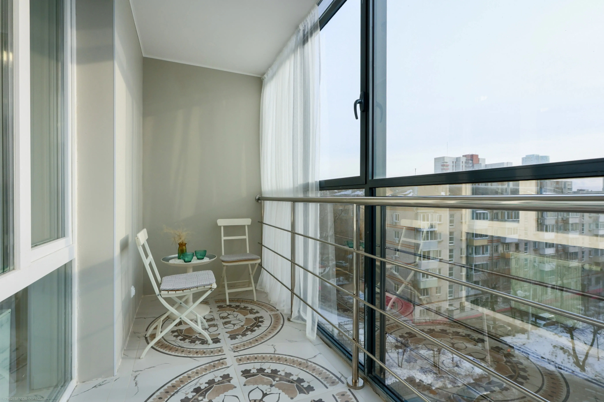 Квартира Двухкомнатная с балконом в новом доме