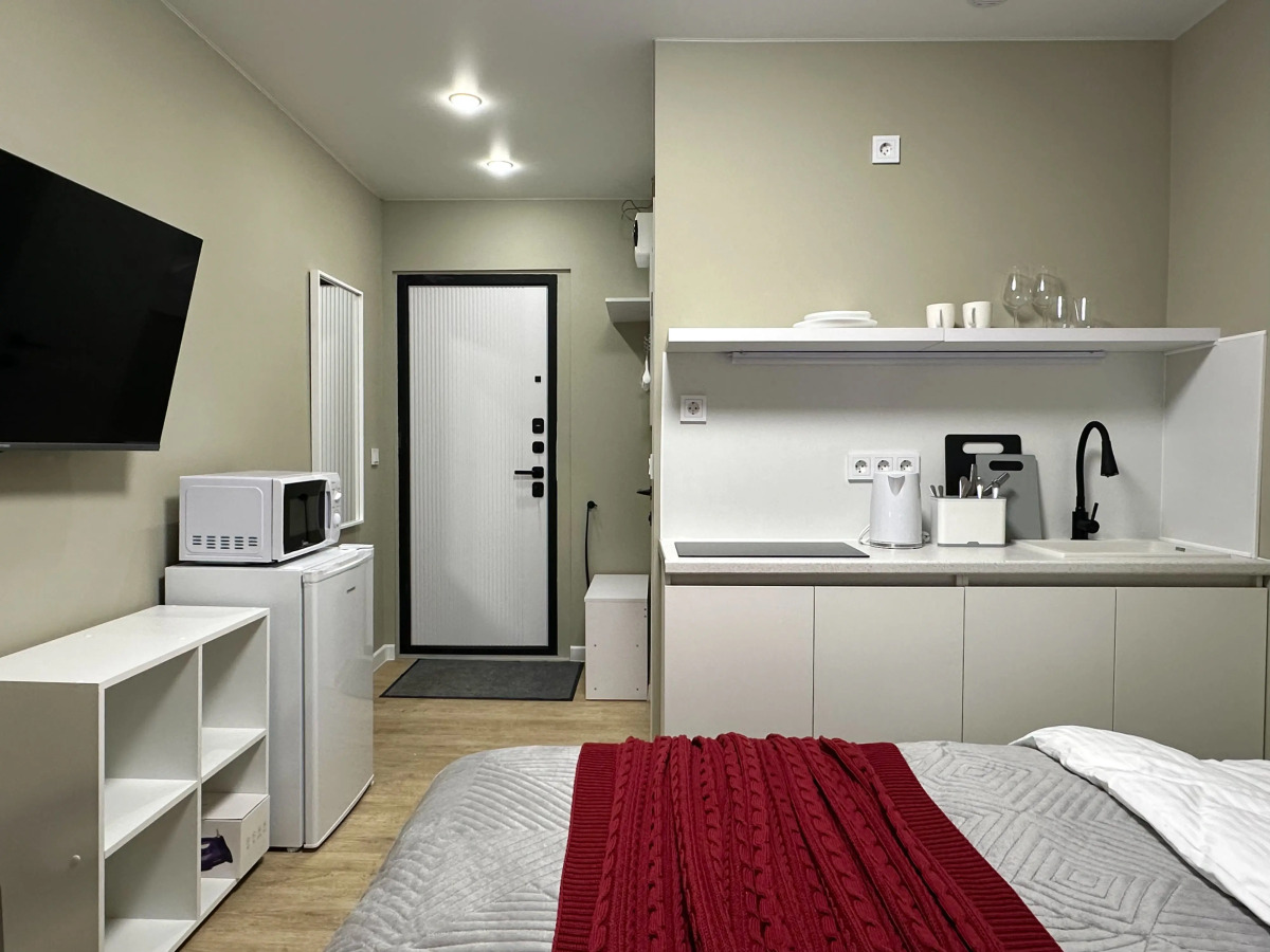 Апартаменты студия на Дубининской