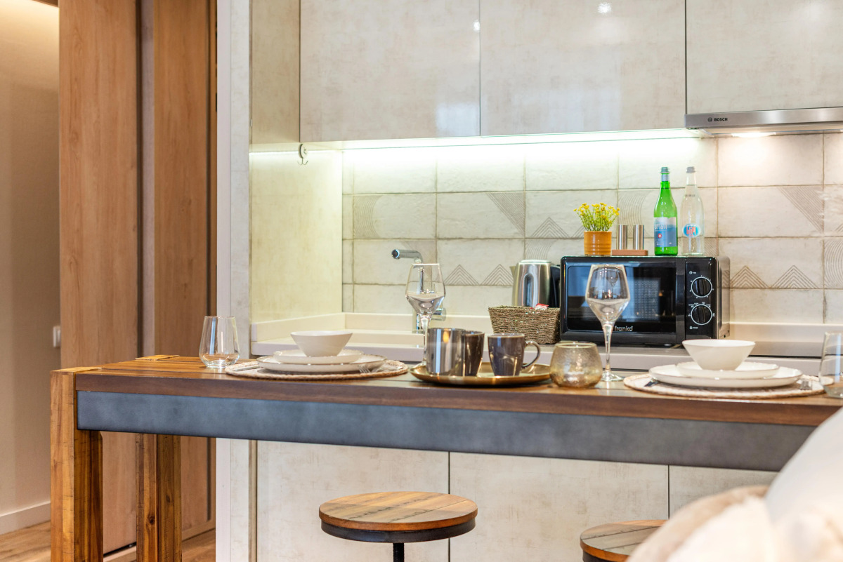 Квартира Vintage Haven Studio - Bohemian Style in Alliance Palace