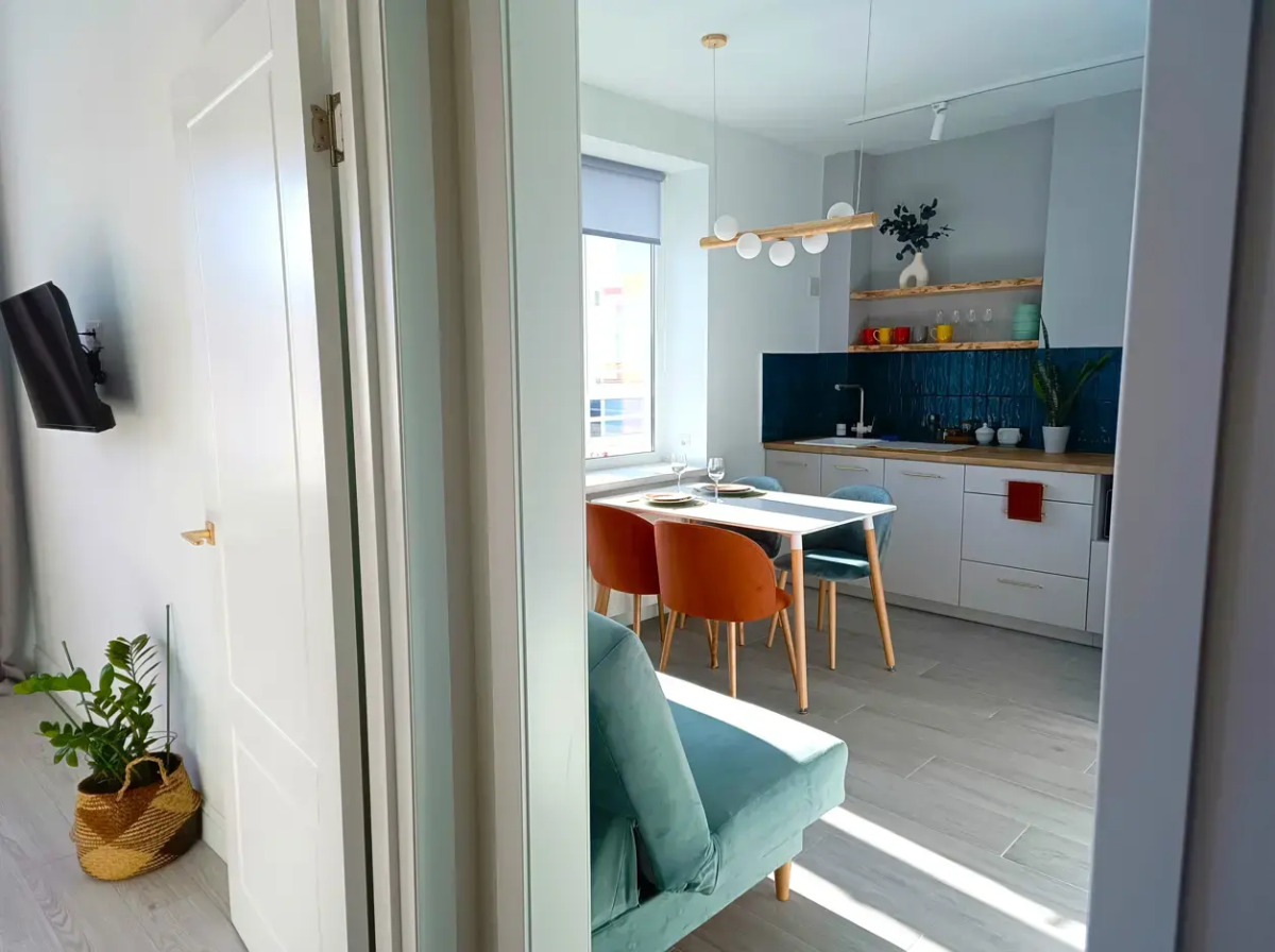 Апартаменты Рыба-Кит в современном комплексе на Яблоневой