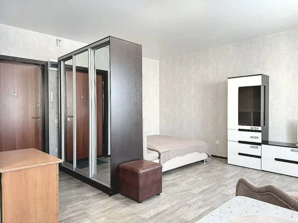 Квартира-студия однокомнатная на Притомском напротив Кузбасс-Арена