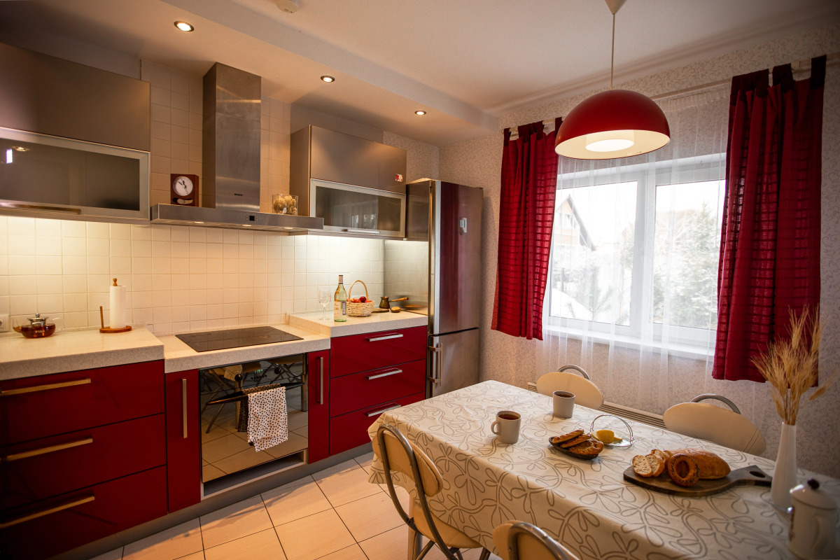 Апартаменты Семейный Таунхаус с Камином и Сауной