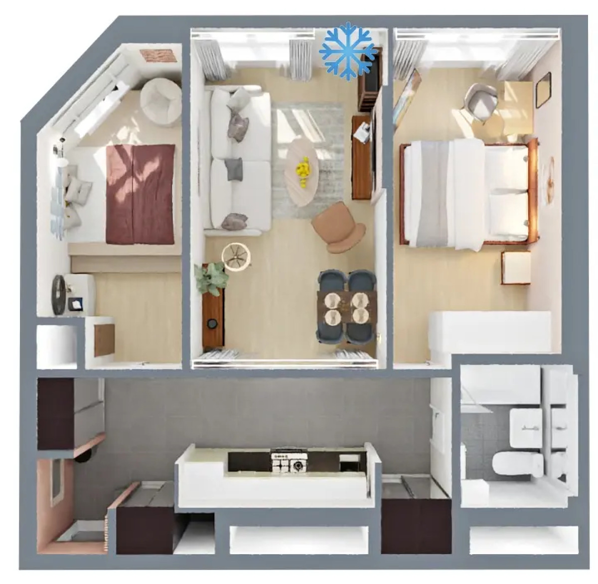 Квартира Комфортная и Стильная на Арбате