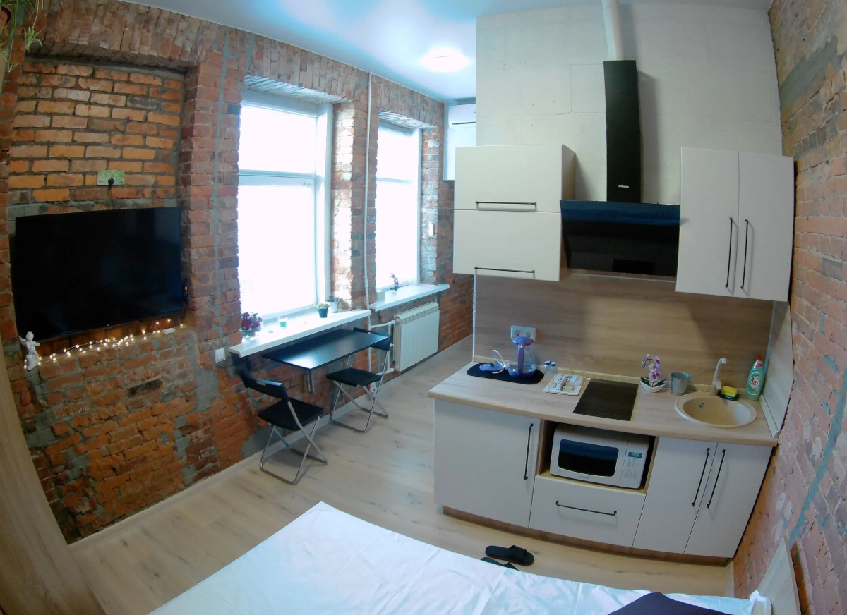 Апартаменты Студия Green на Фокина