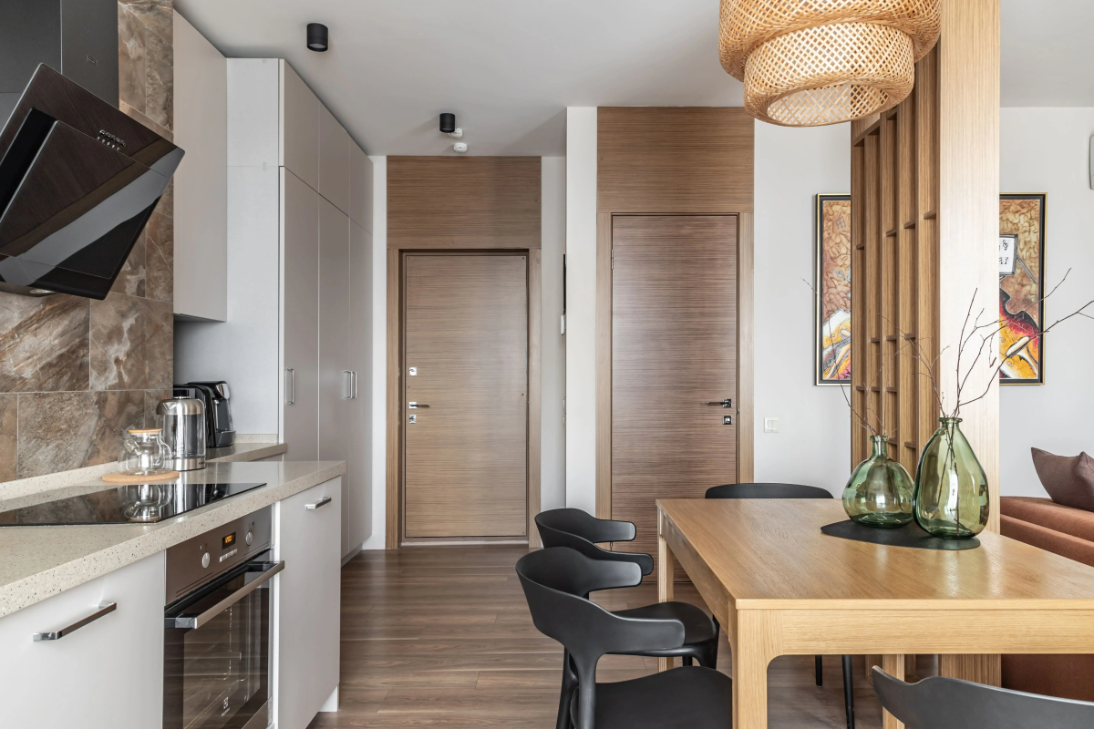 Квартира Moscow Deluxe Apartments Family suite city view-2