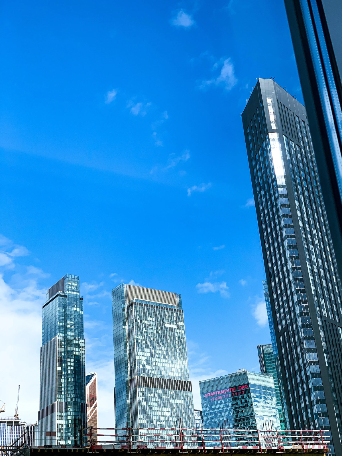 Апартаменты Просторная студия в ЖК Хедлайнер с видом на небоскребы Москва-Сити