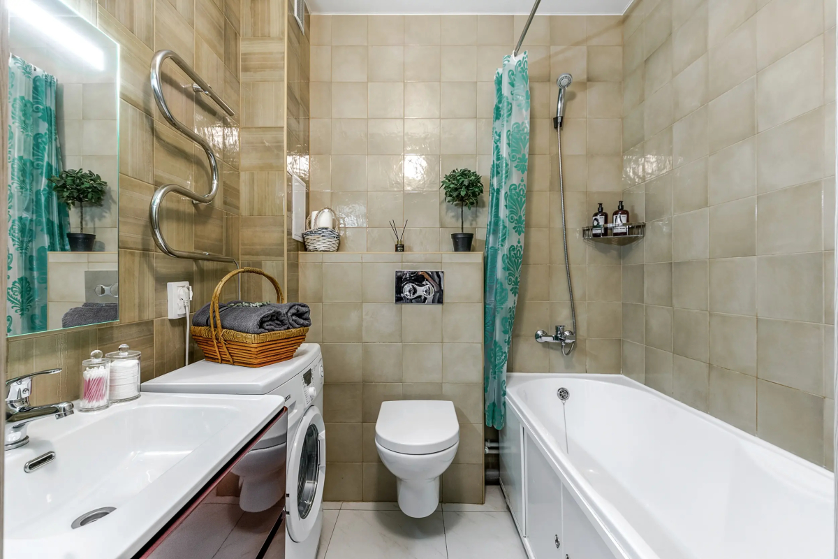 Апартаменты с балконом и красивым видом у метро