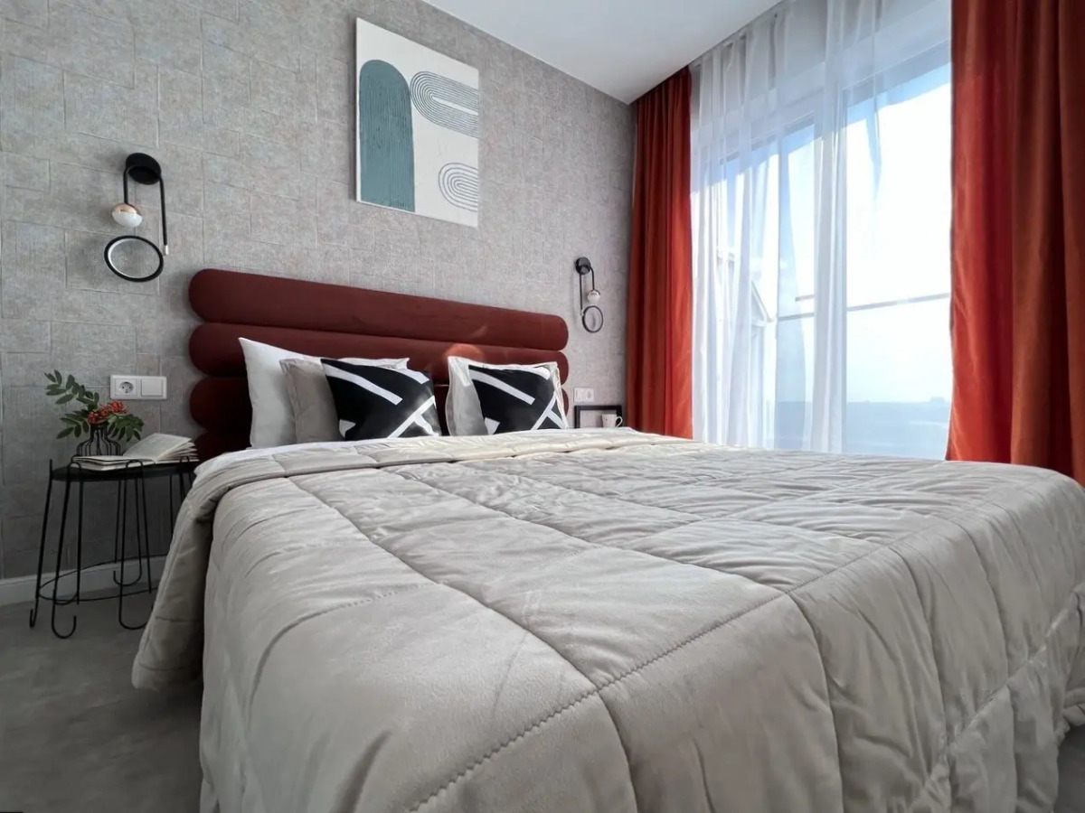 Апартаменты Bид на реку с террасы 13го этажа