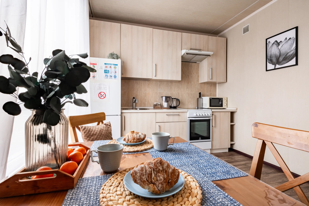 Квартира Просторная Natali на Метро Аннино