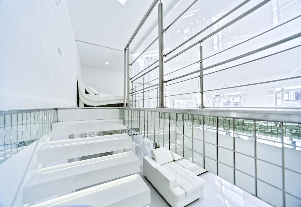 Апартаменты Двухъярусные Белоснежные на Невском 96