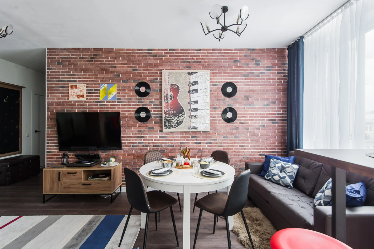 Квартира GM Apartments в стиле Рок-н-ролл с видом на Кремль