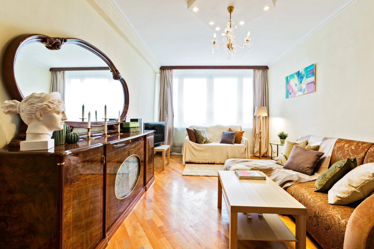 Great view on Kremlin 2 rooms apartment 23 floor