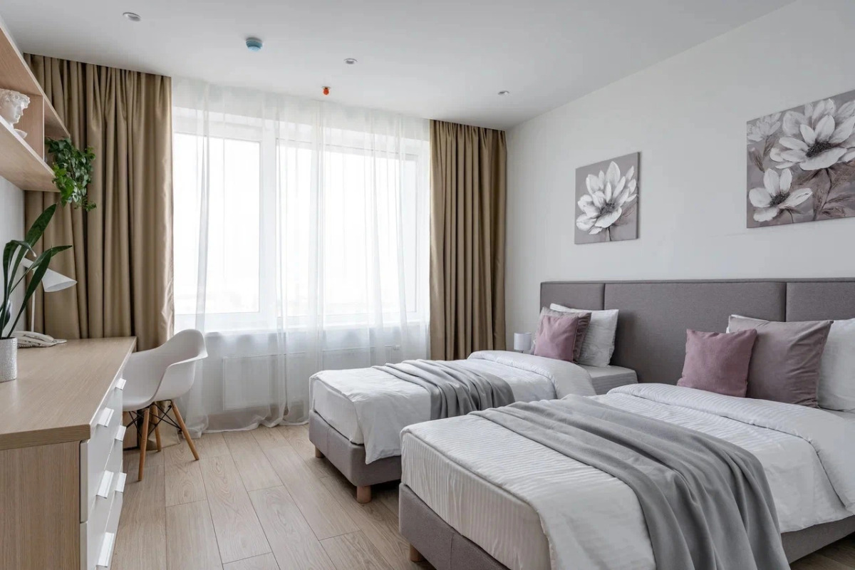 Апартаменты Selfy Apartment с панорамным видом на город и остров мечты