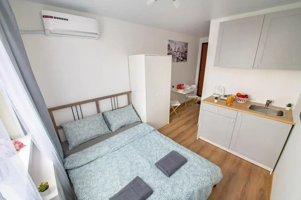 Уютная студия 2 на улице Котельникова