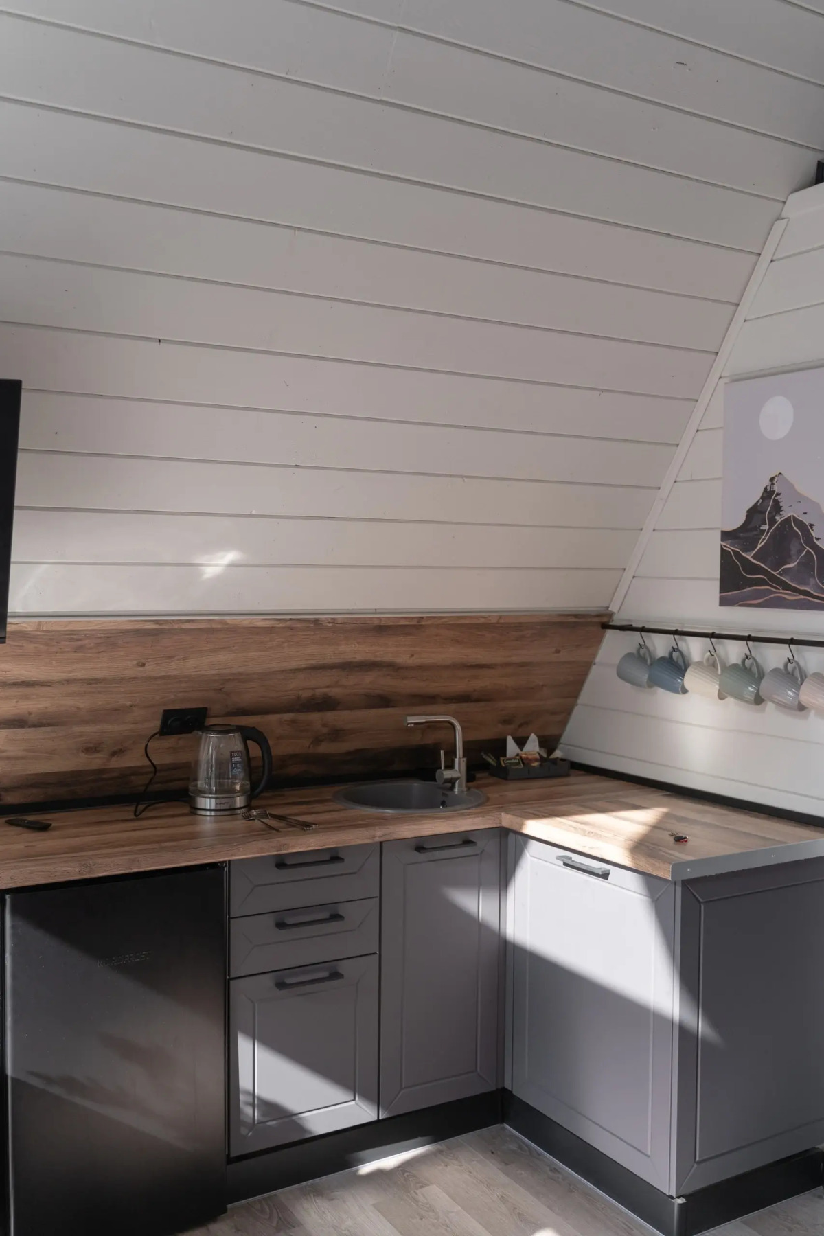 Частный дом A-Frame в лесу в 6 км от Мурманска