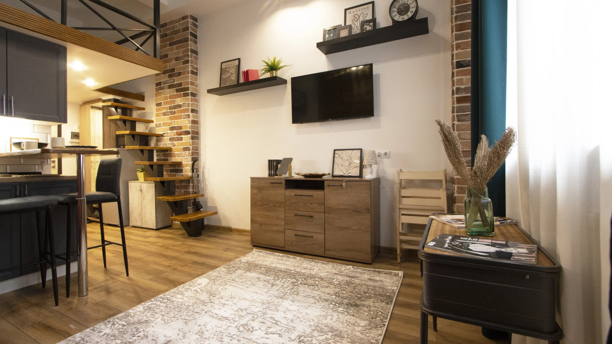 Апартаменты Двухуровневая студия на Павелецкой