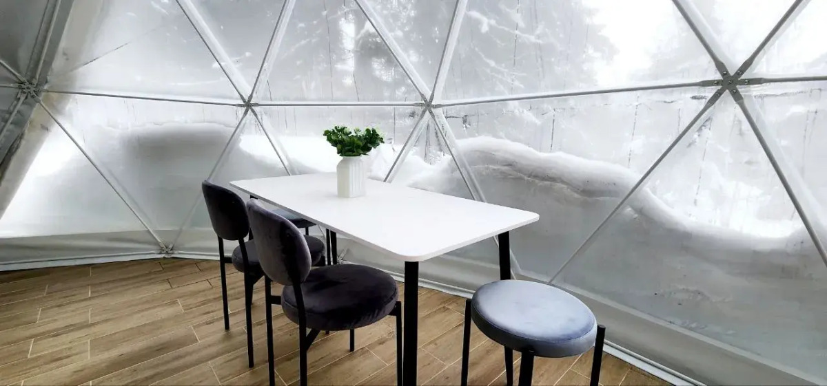 Шале Sasha Gesh, Купольный дом в Шерегеше, Рябиновая 53