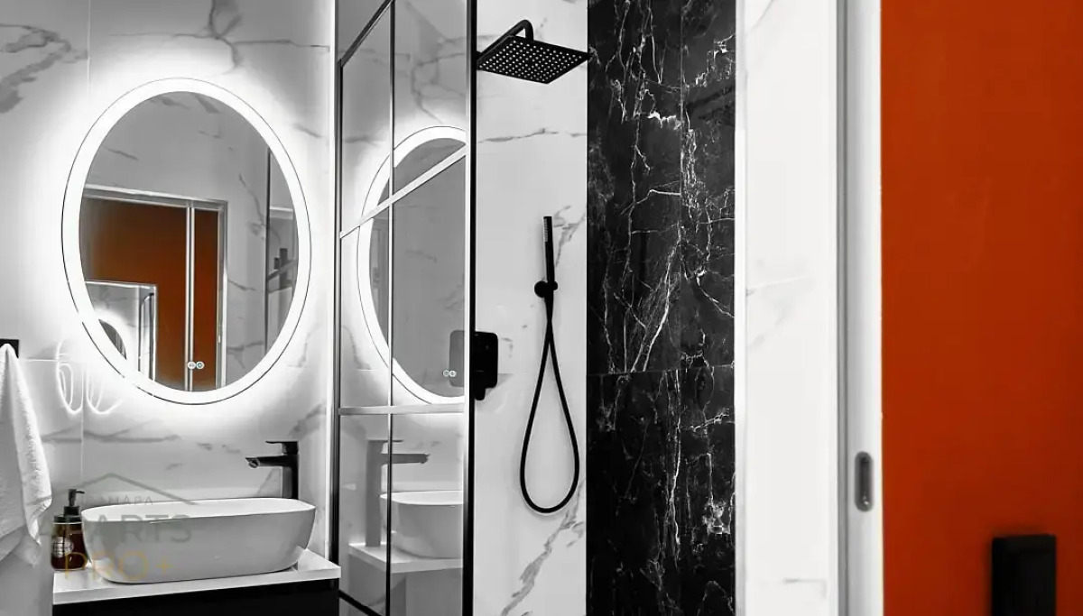 Квартира Aparts Pro Стильная видовая студия у Волги в ЖК Галактика на 12 этаже