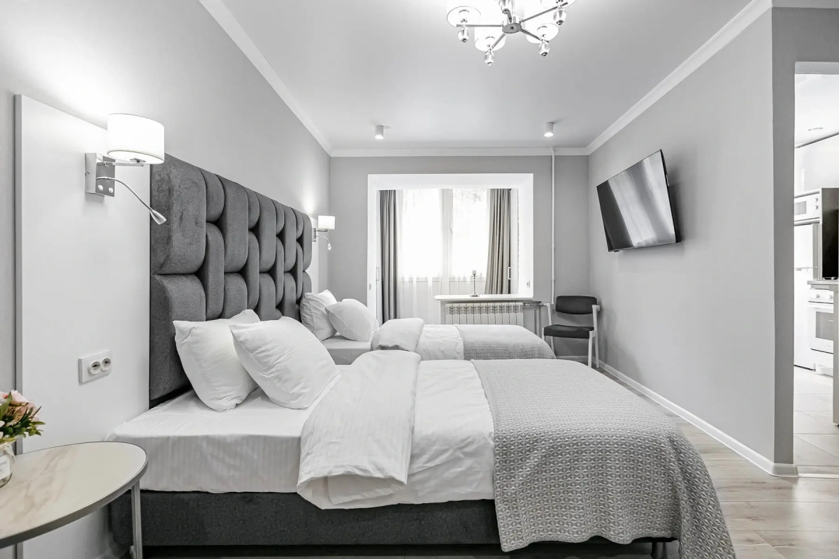 Квартира Королевская кровать с камином