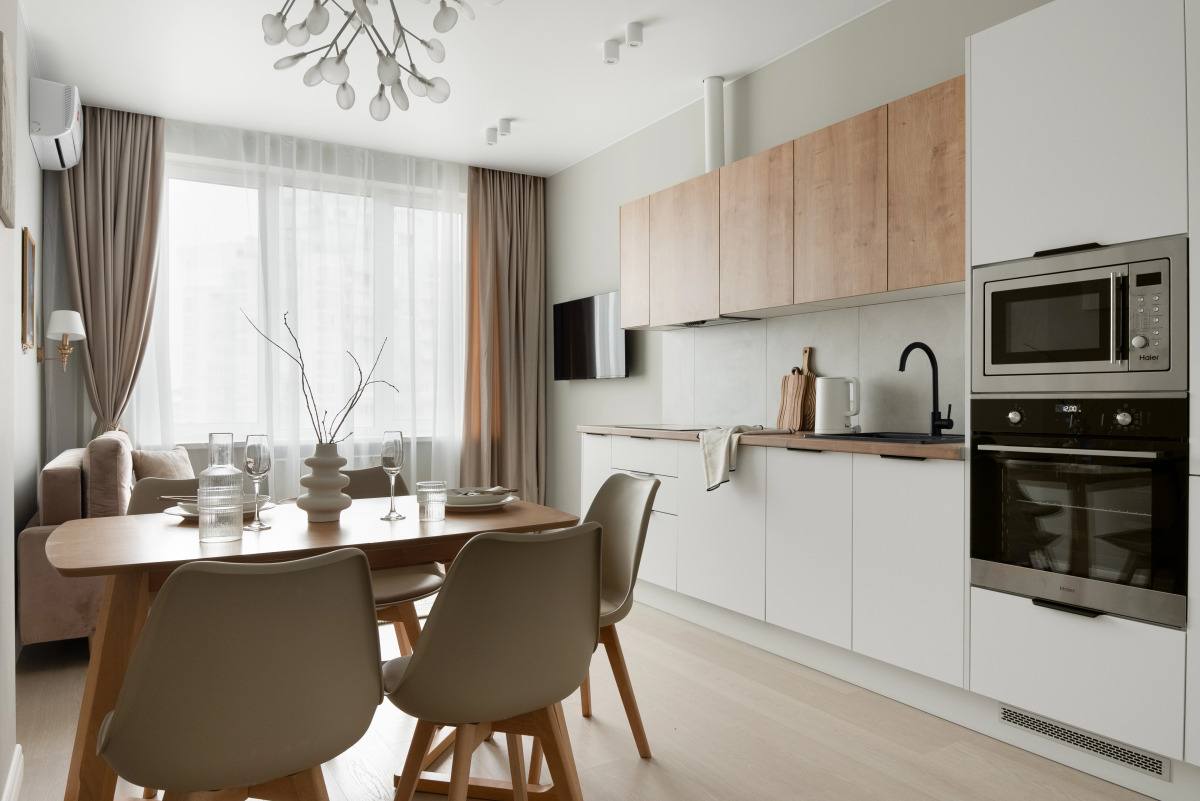 Квартира с видом на реку Смоленку