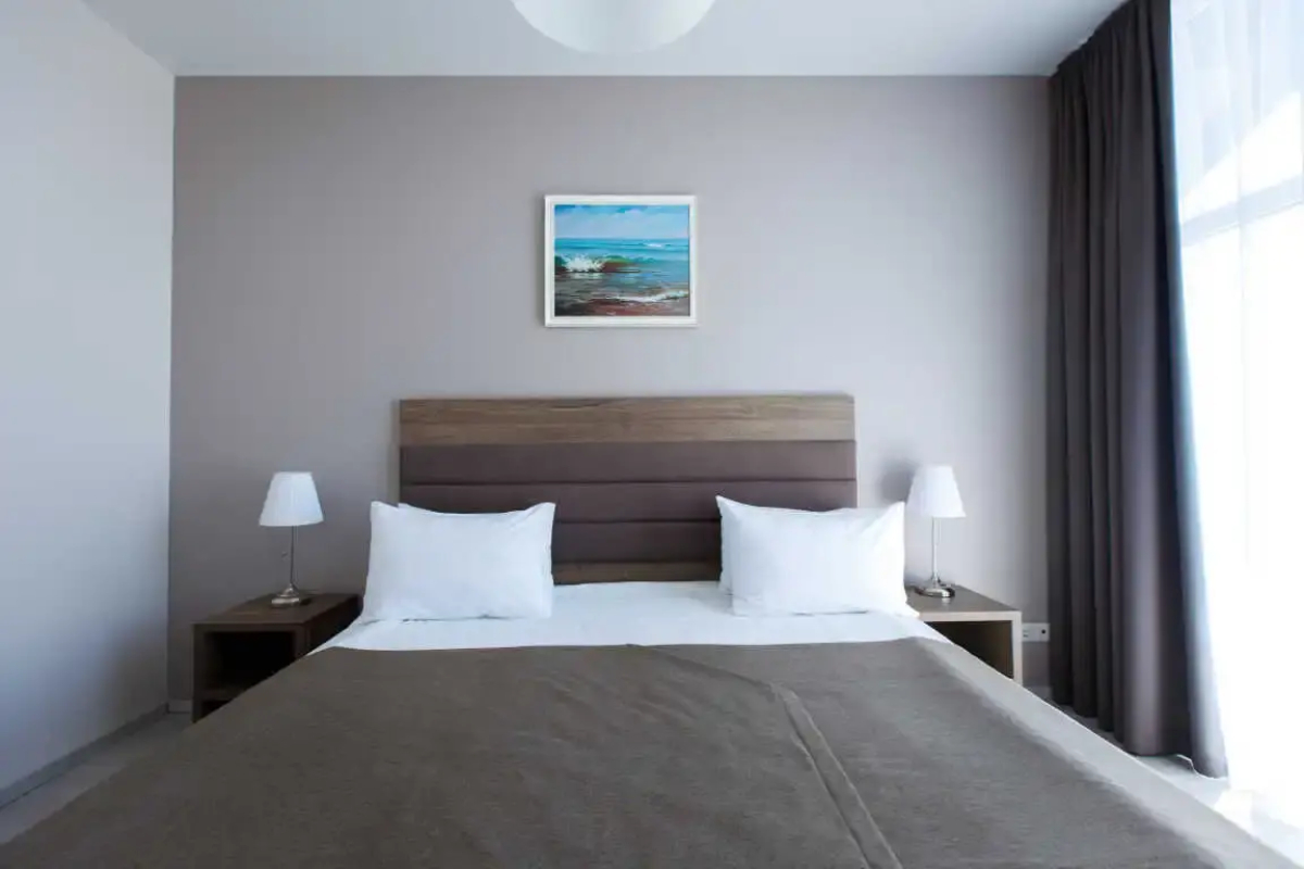 Апартаменты с видом на море и с балконом