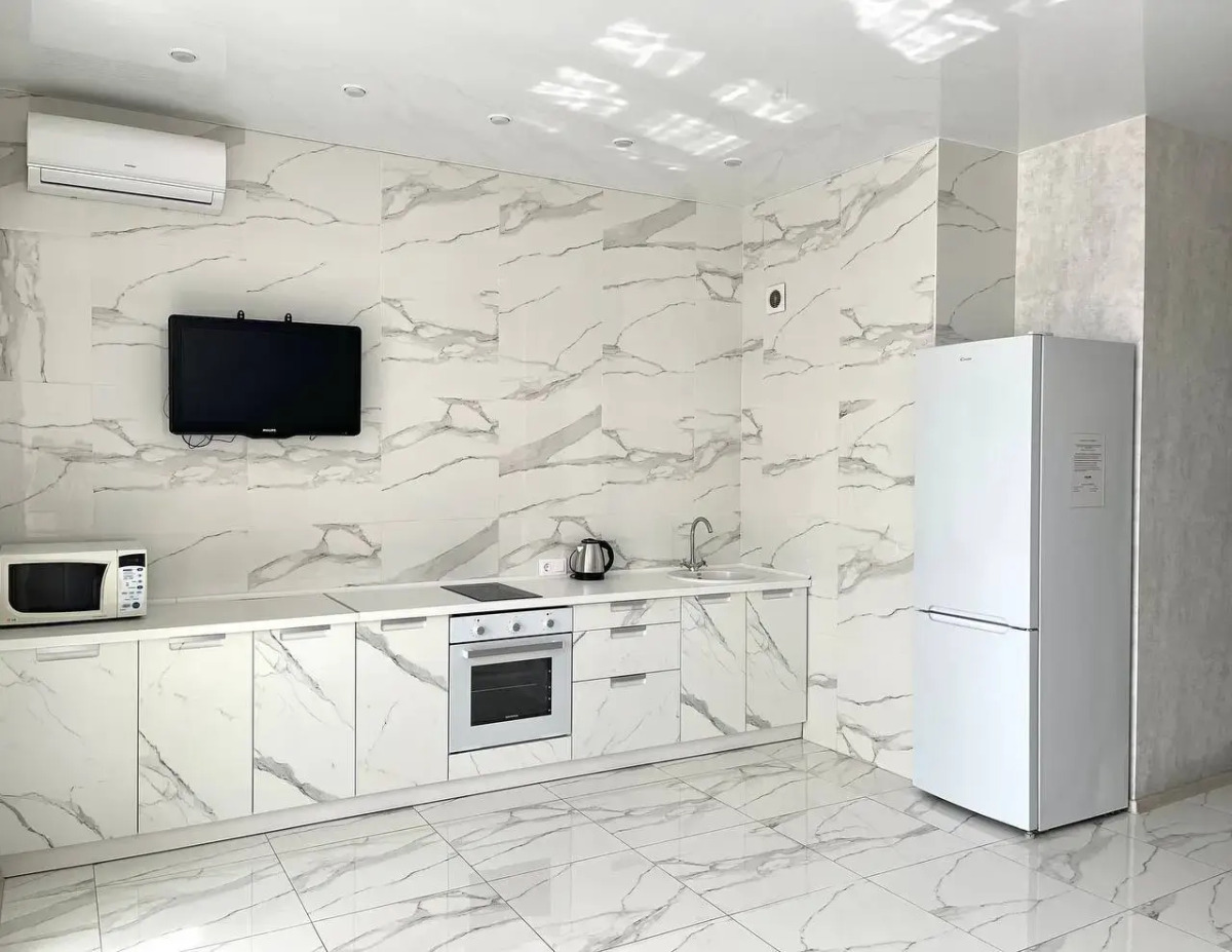 Квартира Мраморная с видом на город в ЖК Панорама