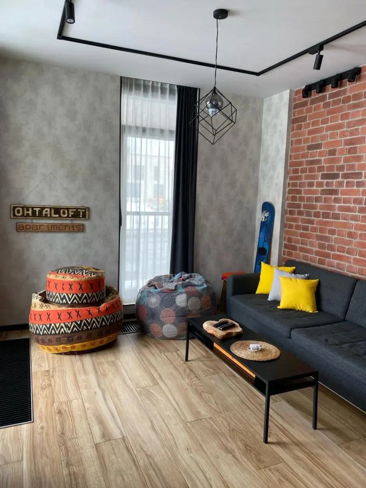 Апартаменты Охта Парк Ohta Loft Apartments с террасой
