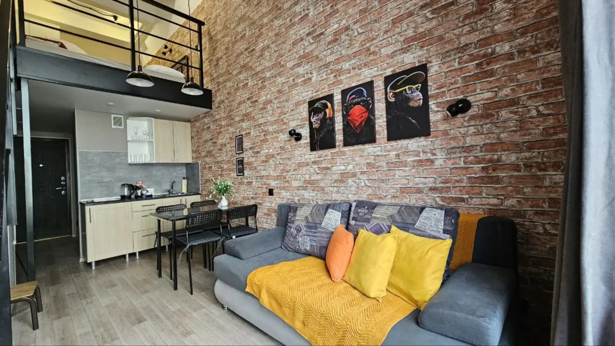 Квартира Двухуровневая Khadi_Home недалеко от ЖД и автовокзала