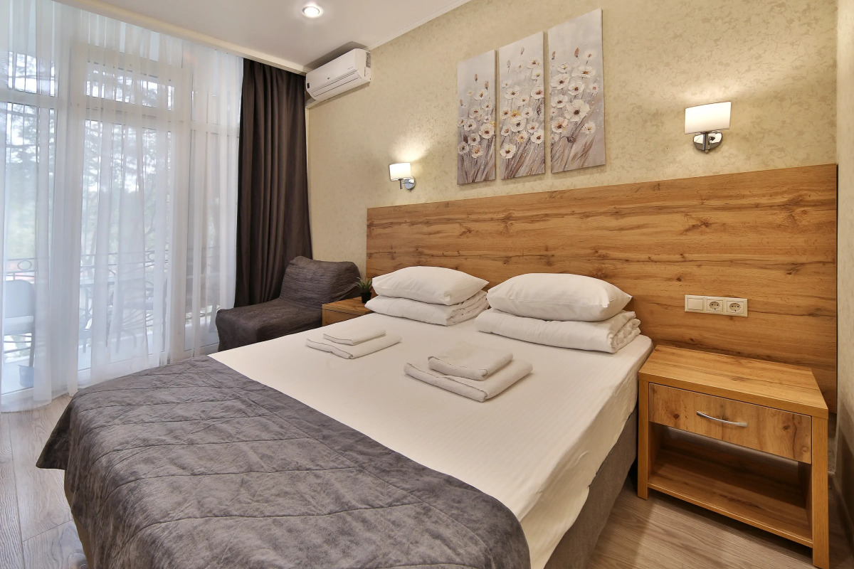 Апартаменты Покровский парк Двухместный стандарт с видом на парк