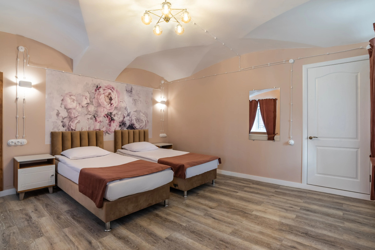 Апартаменты Антре на Гороховой с двумя кроватями