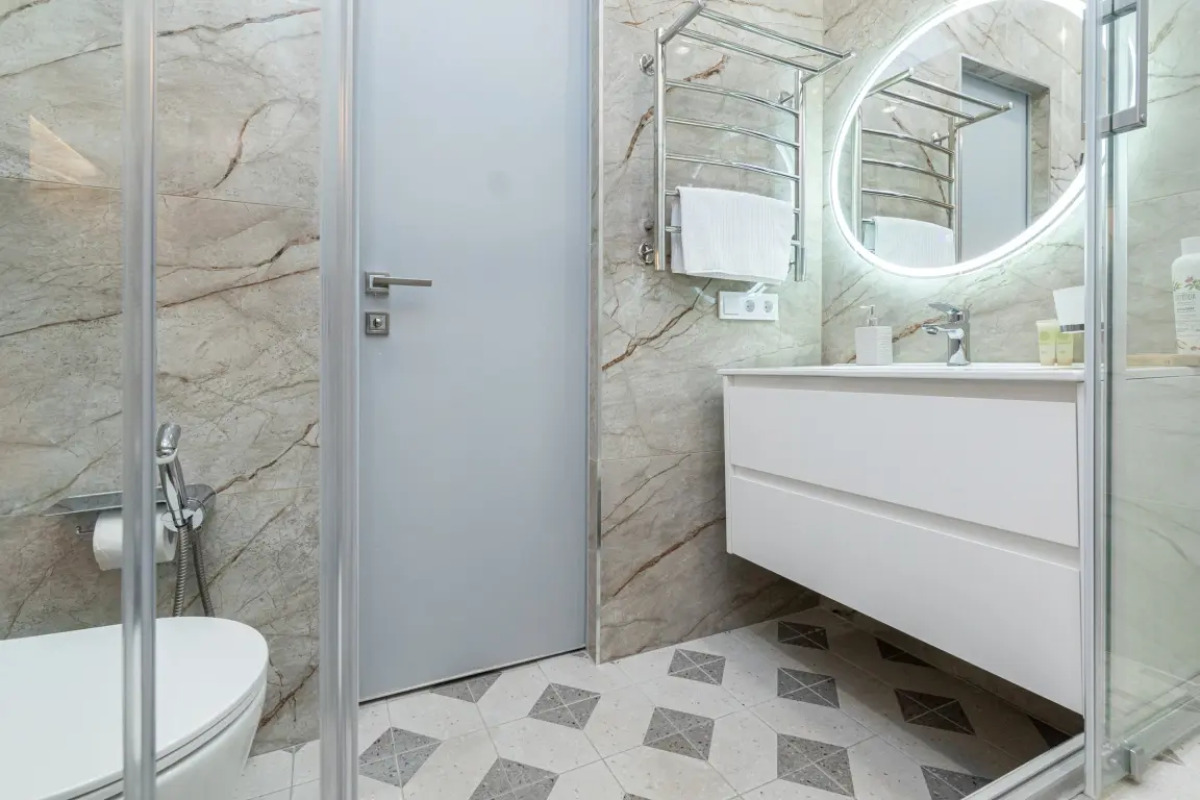 Апартаменты «Бордовый шик» в районе ВДНХ «Эстет Апарт»