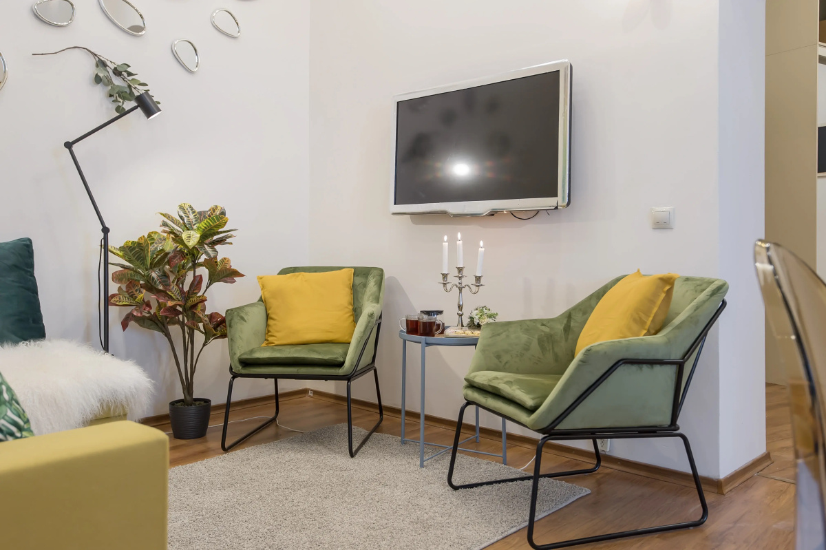 Квартира GM Apartments Стильная Трехкомнатная на Бульварном кольце