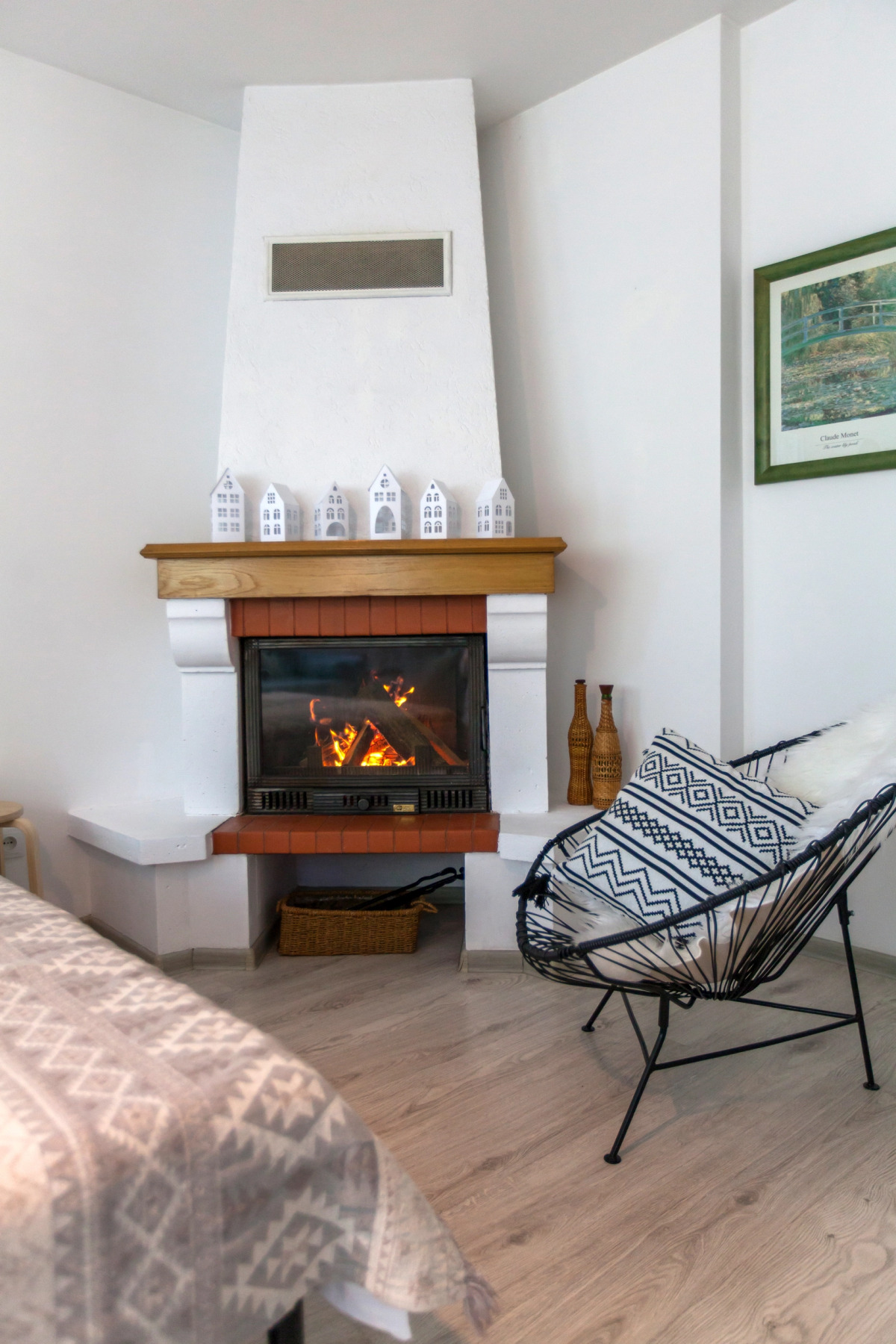 Апартаменты с камином в Амалиенау