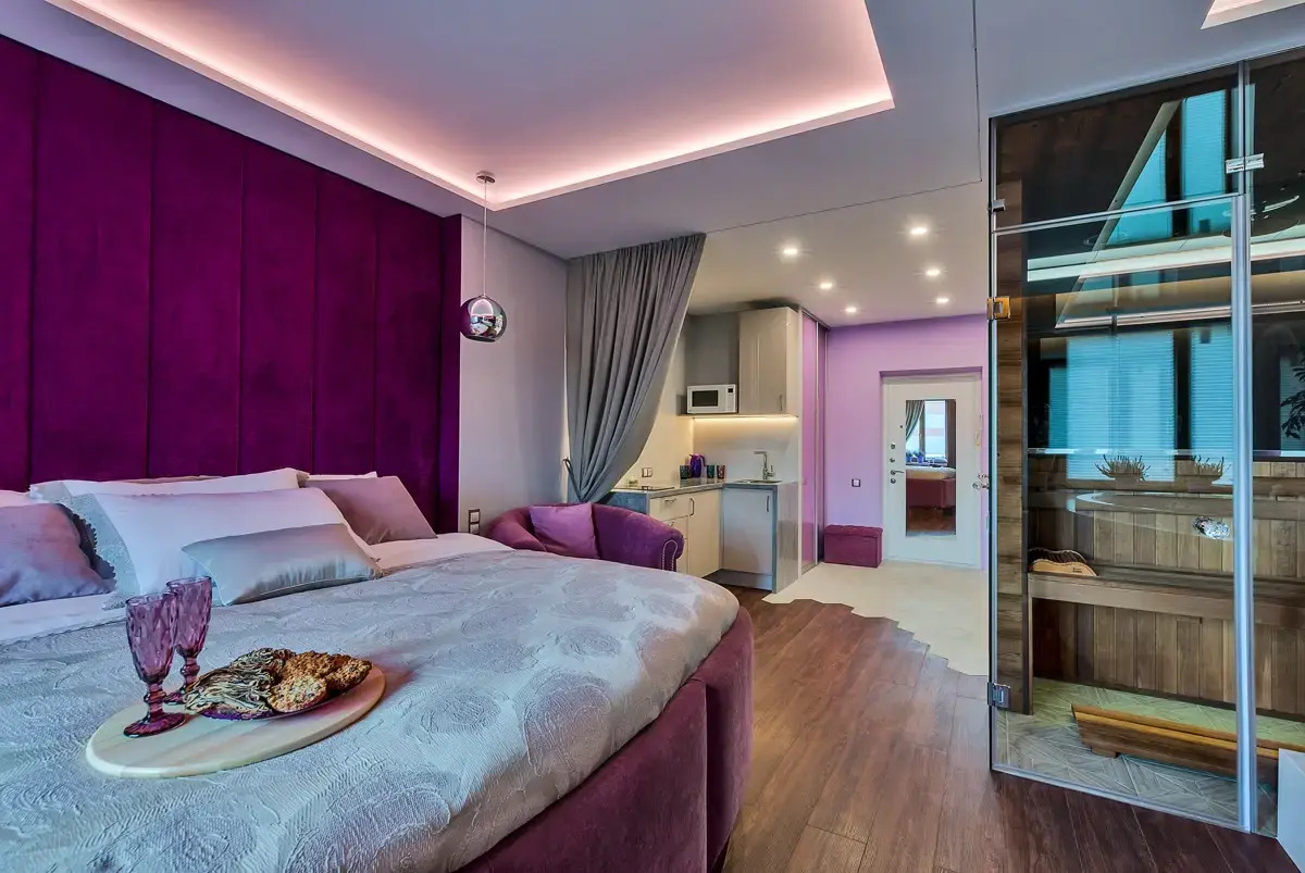 Апартаменты Премиум с сауной и джакузи