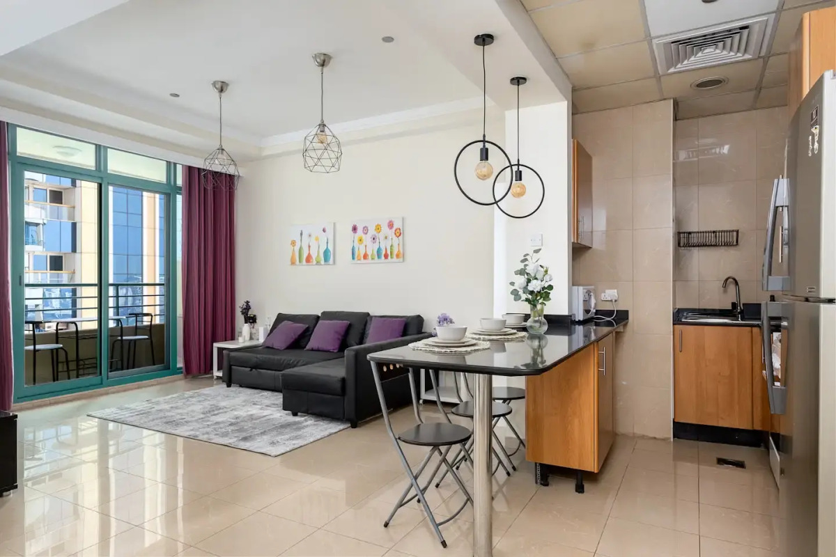 Апартаменты Welcome Home in Marina Crown 1 Спальня с Балконом