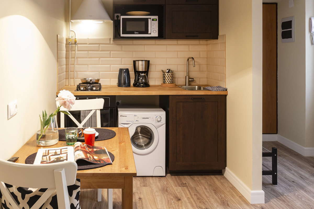 Апартаменты в скандинавском стиле у набережной