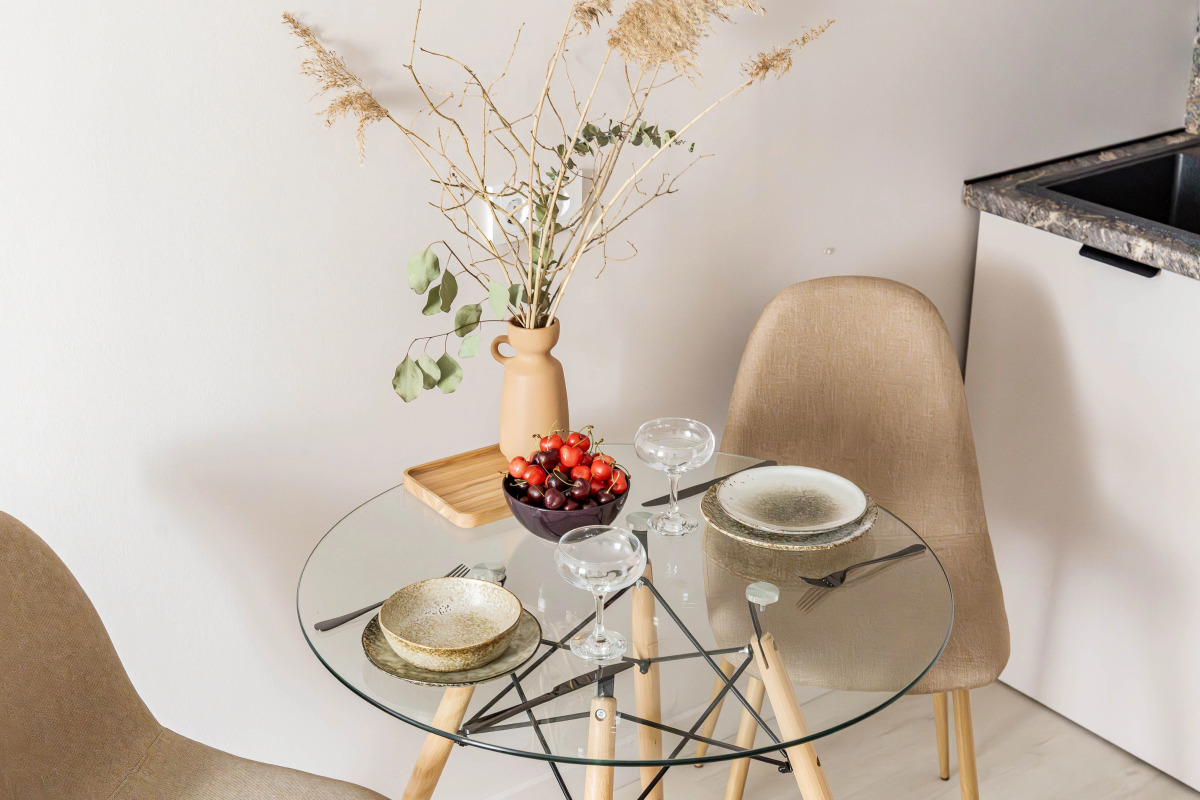 Апартаменты Бежевые в центре с кондиционером