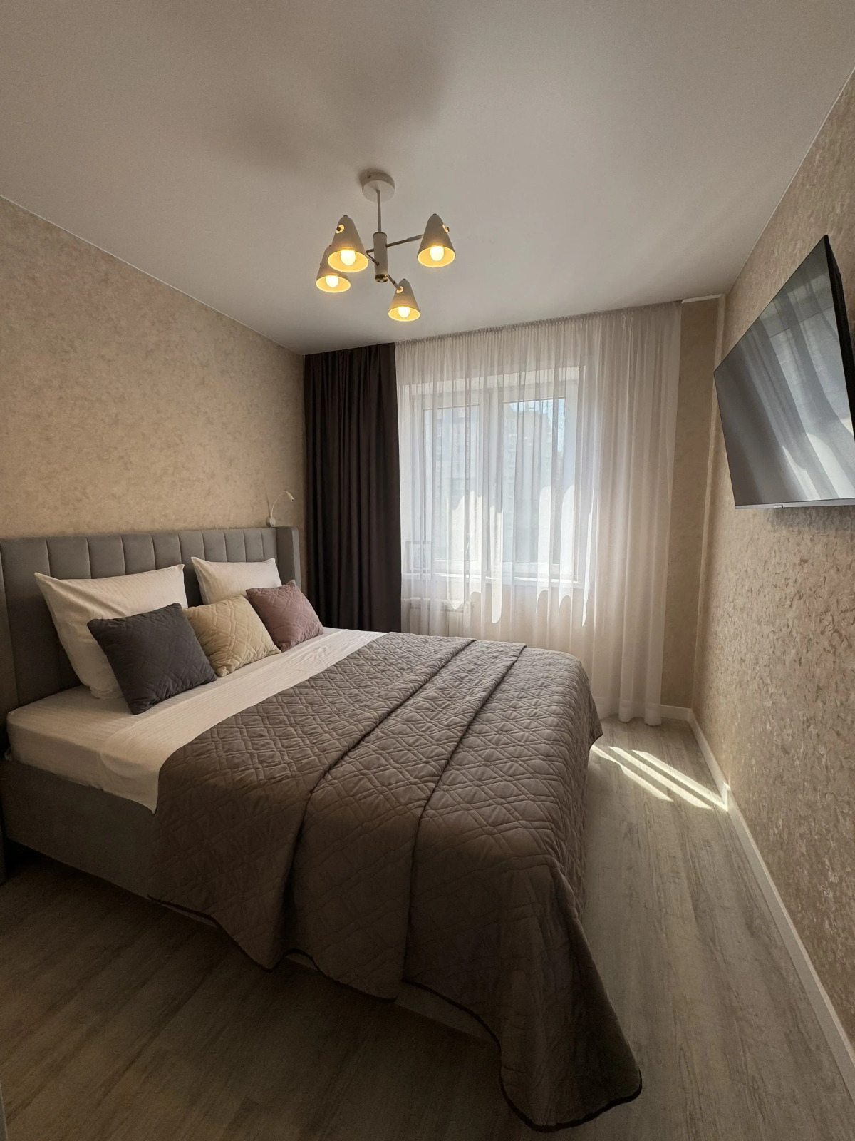 Апартаменты Современная Евродвушка возле Кардиоцентра