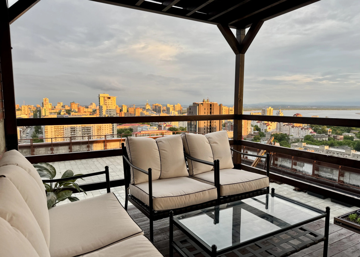 Квартира Двухуровневая с террасой для семьи