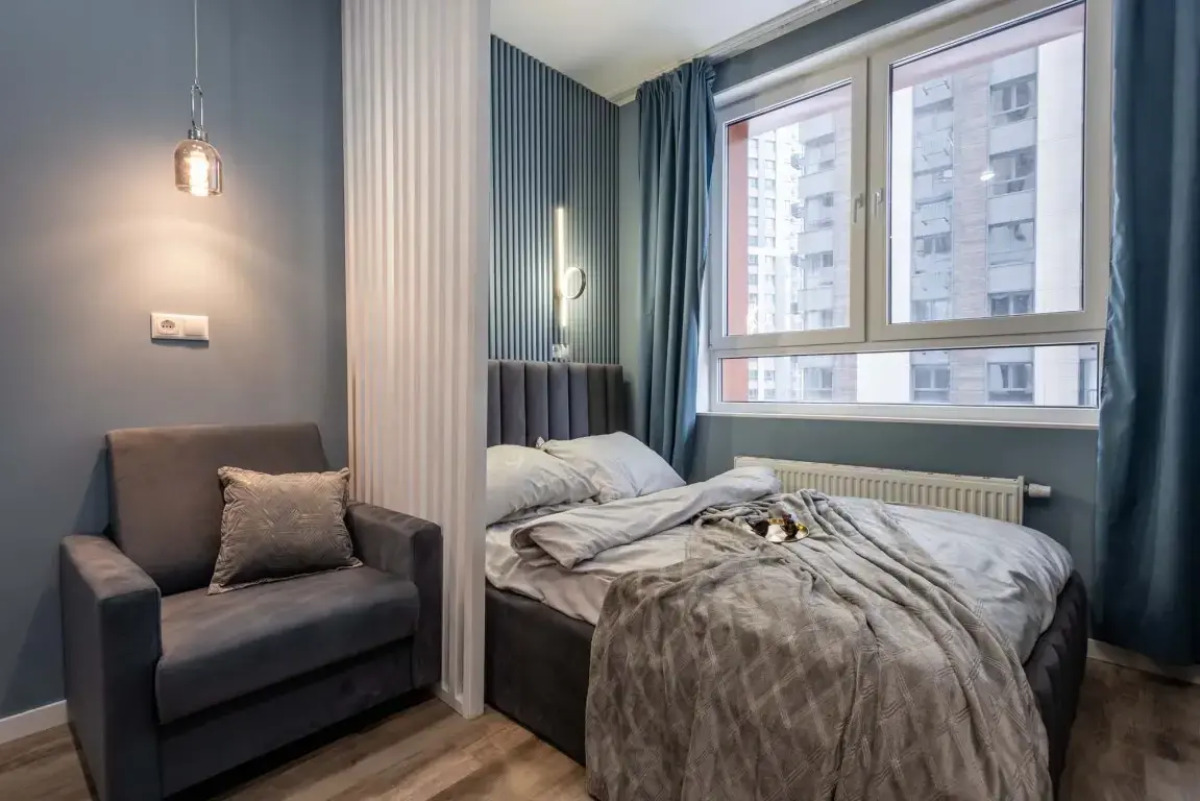 Апартаменты Студия с Видом на Город в ЖК Одинград