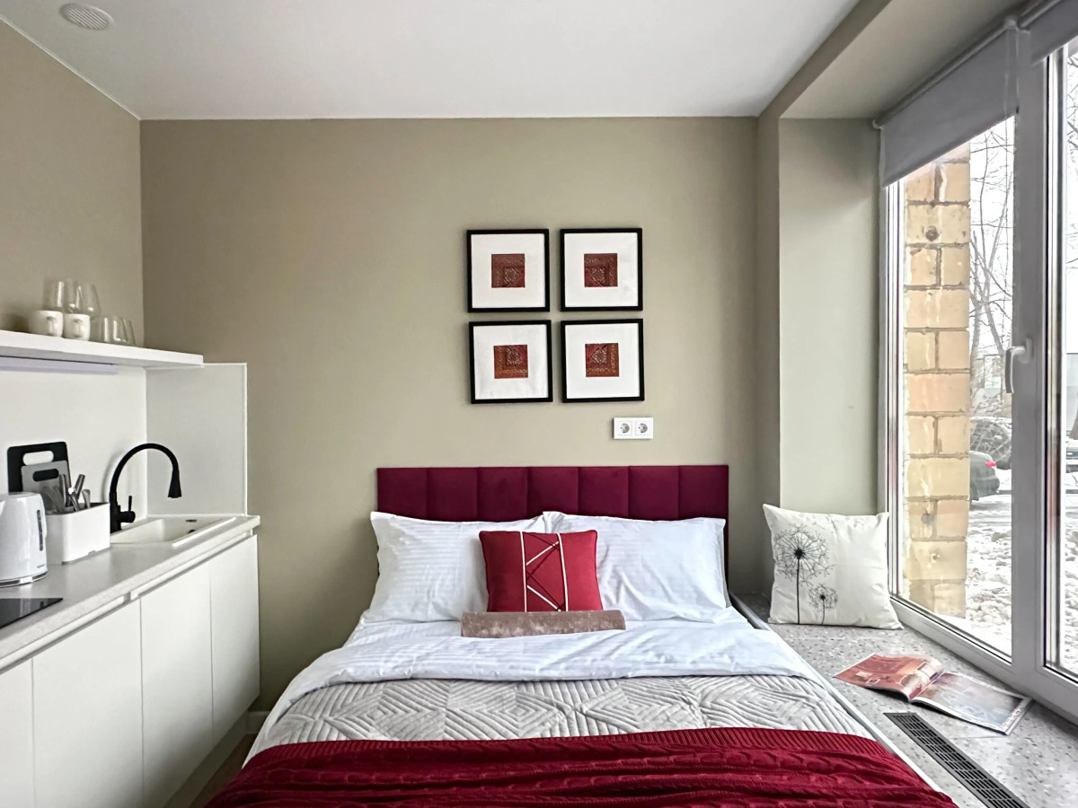 Апартаменты студия на Дубининской