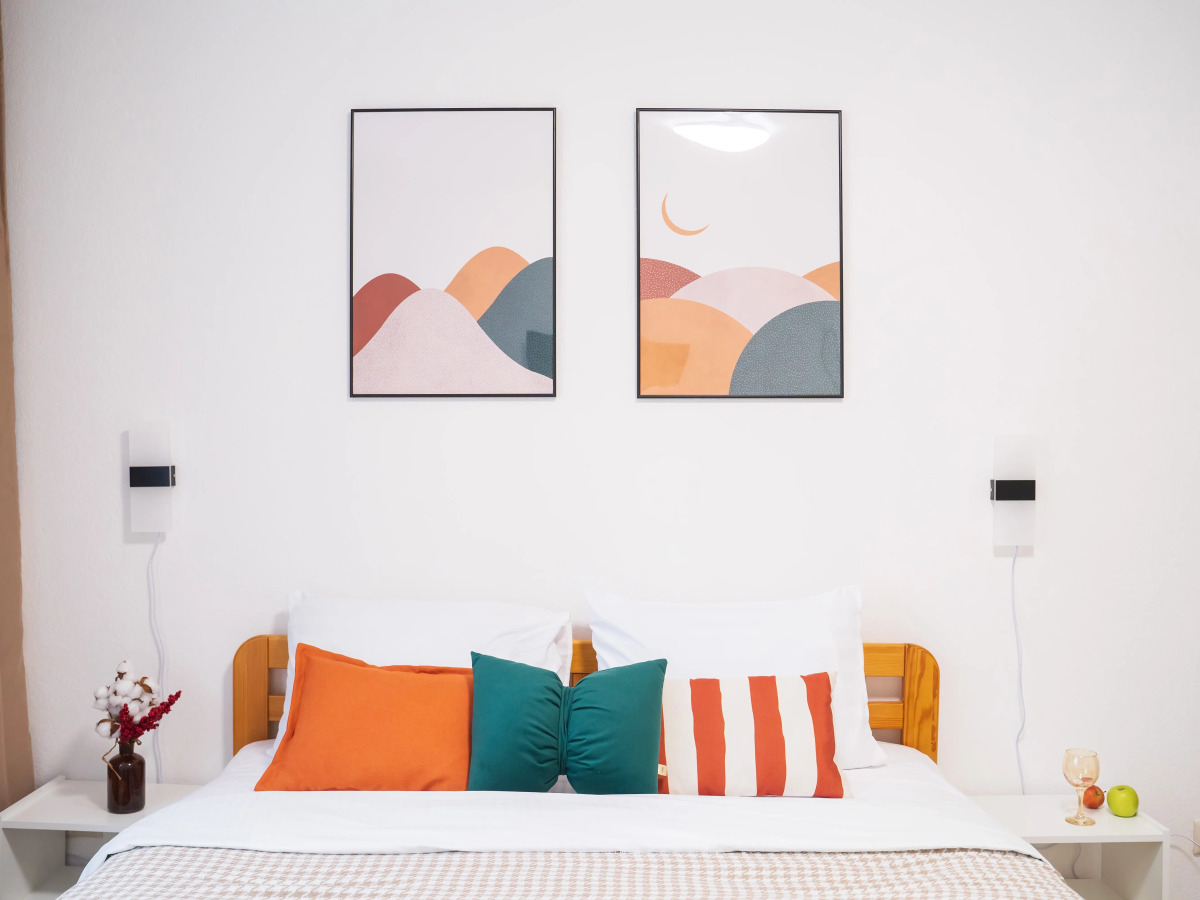 Квартира Просторная Двухкомнатная Natali на метро Пражская