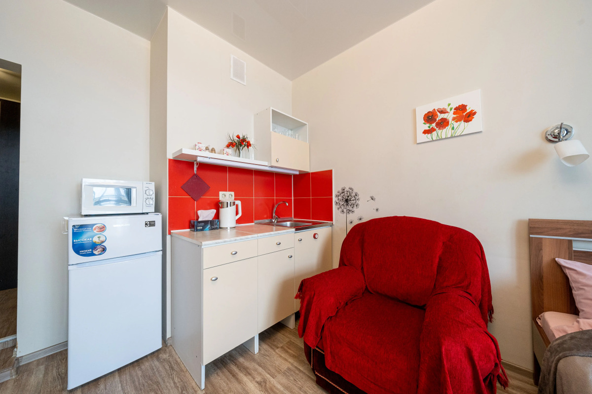 Квартира-студия с красивым видом на Амур