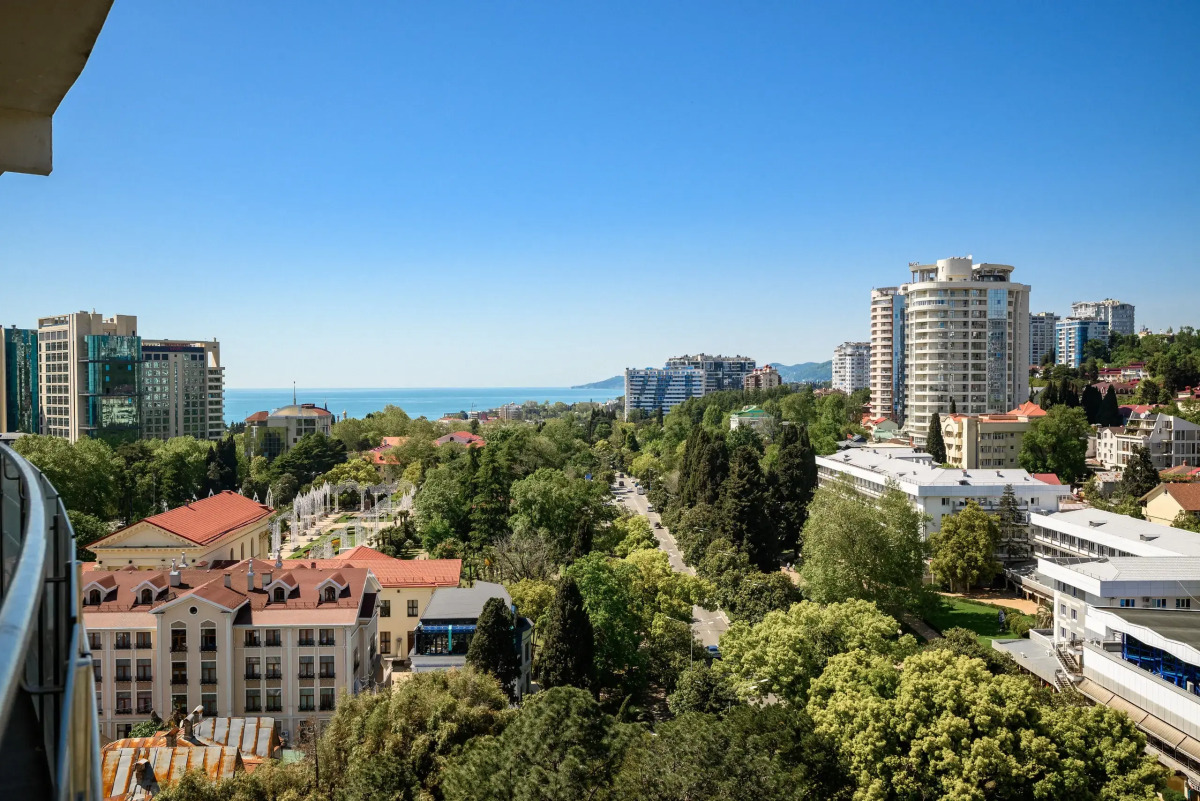 Апартамент Люкс Красивейший в ЖК «Барселона парк» с большим балконом и видом на море