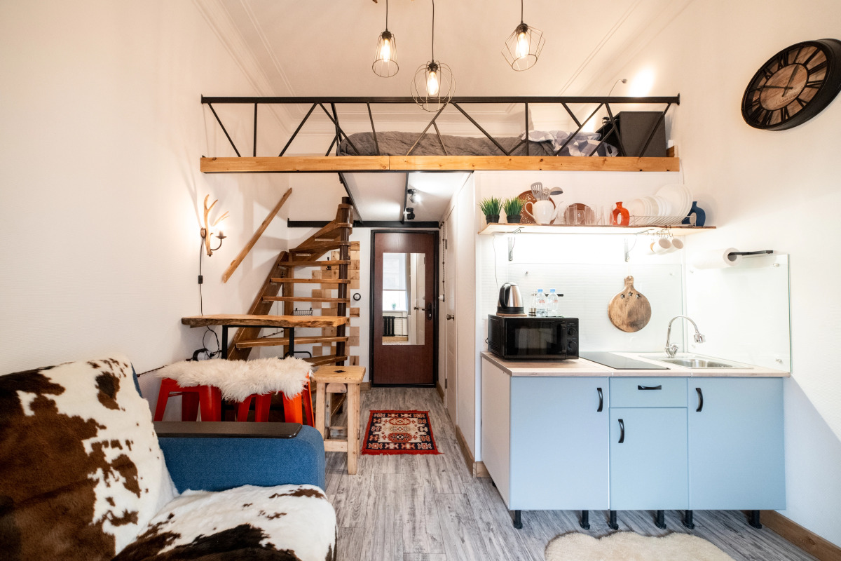 Квартира Студия Охотничий домик  в Центре Красноярска